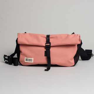 MERO MERO Phia Hip Bag - Blossom Pink Black Leather