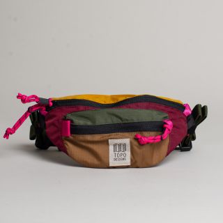 Topo Designs - Mountain Waist Pack Burgundy Dark Khaki 