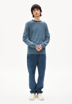 Armed Angels GRAANO Compact Pullover Blue Steel 