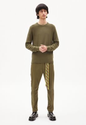 Armed Angels GRAANO Compact Pullover Olive 