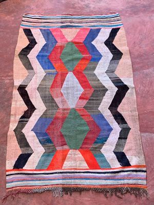 Vintage BOUCHEROUITE KILIM Carpet Nr.2 2024 - 253cm x 160cm