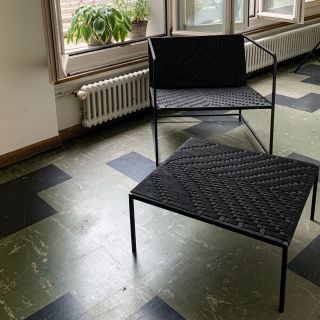 SOME - Ramzi Footstall - Black, Berber, Black