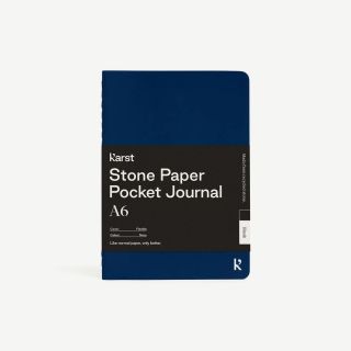 Karst - Stone Paper Pocket Journal A6 Navy