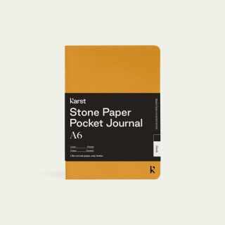 Karst - Stone Paper Pocket Journal A6 Turmeric