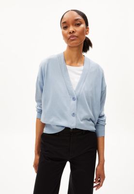 Armed Angels ODINAA Relaxed Fit Knit Cardigan - Morning Sky