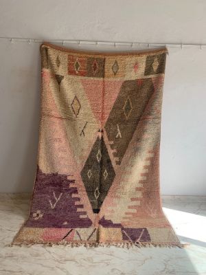 Vintage Boujad Carpet 150cm x 162 cm
