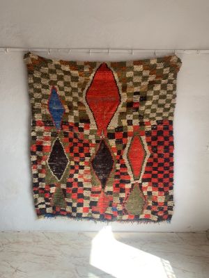 Vintage Moroccan Carpet 170 cm x 148 cm
