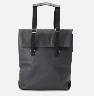 Qwstion Day Tote Organic Jet Black