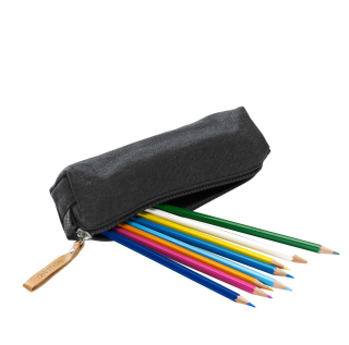Qwstion - Pencil Pouch Organic Washed Black