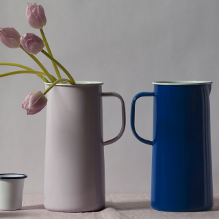 Falcon Enamelware 3 Pint Jug - Pale Lilac
