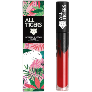 All Tigers Natural & Vegan Lipgloss - BUILD YOUR EMPIRE | 818 Red