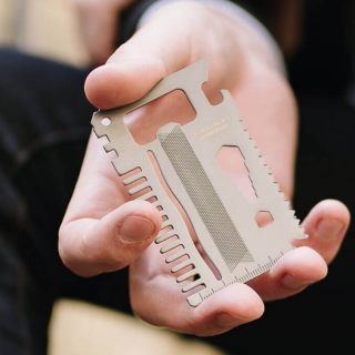 Gentlemen's Hardware - Titanium Coated Credit Card Tool