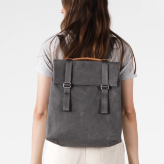 Qwestion - Small Tote Organic Washed Grey 