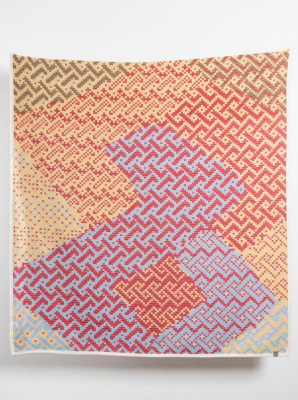 ZigZag Zürich - Unafraid Artist Cotton Blanket / Throw by Mark Barrow & Sarah Parke