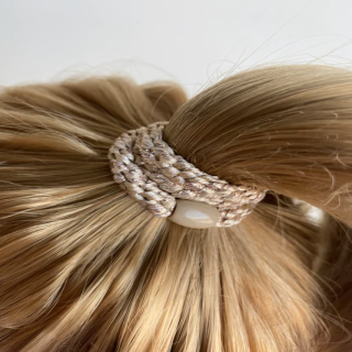 Kknekki Beige Glitter Hairband