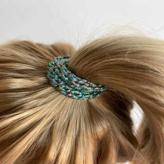 Kknekki Coral Green Glitter Hairband