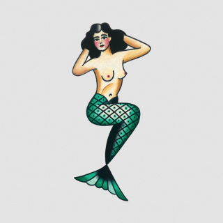 Tattly Temporary Tattoos - Mermaid