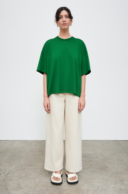 Kowtow - Oversized Boxy Tee Evergreen