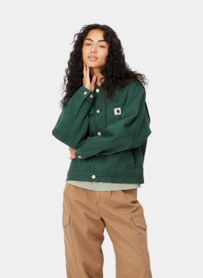 Carhartt WIP W' Saledo Jacket - Treehouse (Garment Dyed)