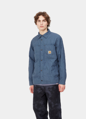 Carhartt WIP Skyler Shirt Jac - Storm Blue (Garment Dyed)