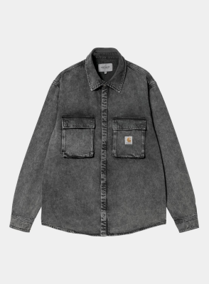 Carhartt WIP Monterey Shirt Jac - Black (Worn Washed)