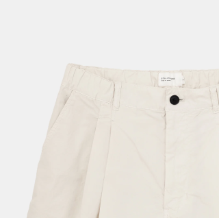 Still by Hand - 2 Tuck Tapered Trousers - Ivory