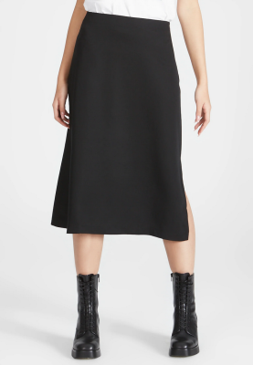 GIVN - Midi Skirt VALENTINA in TENCEL™ REFIBRA™ Lyocell - Black