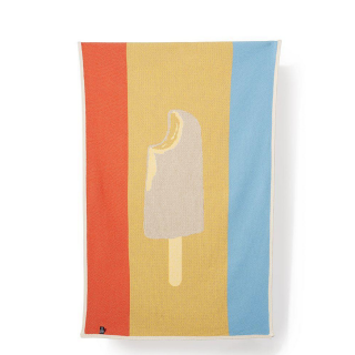 ZigZag Zürich - "Gelato" Cotton Beach Towel / Mini Blanket by Michele Rondelli