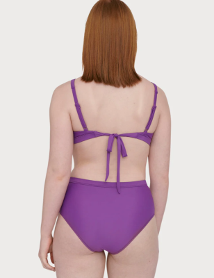 Organic Basics - Re-Swim Bikini Bandeau Violet