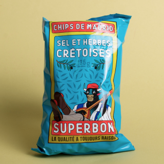 Superbon Madrid Crisps - Salt & Cretan Herbs