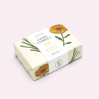 Savon Stories - N°8 Lemongrass & Calendula Organic & Natural Soap - Soothing Bar