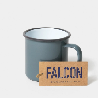 Falcon Enamelware Mug - Pigeon Grey