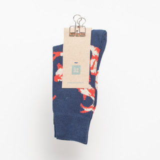 Kitchener Items Socks - Koi Blue Moon Navy