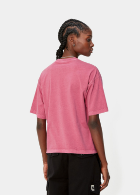 Carhartt WIP W' S/S Nelson T-Shirt - Magenta (Garment Dyed)