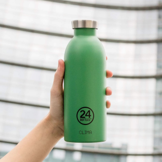 24Bottles Clima Bottle - Emerald Green 500ml