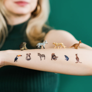 Tattly Temporary Tattoos - Mini Animal Kingdom