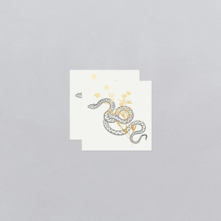 Tattly Temporary Tattoos - Twisty Snake Flowers