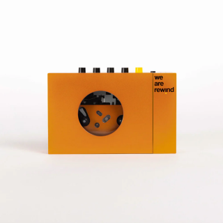 We Are Rewind Cassette Player Serge Orange