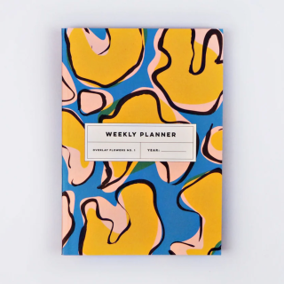 The Completist Overlay Flowers No.1 Undated Weekly Planner A5