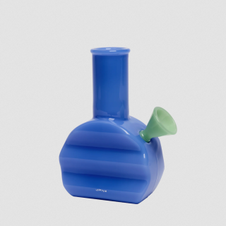 Yew Yew - Wavy Mini Bong - CB Blue