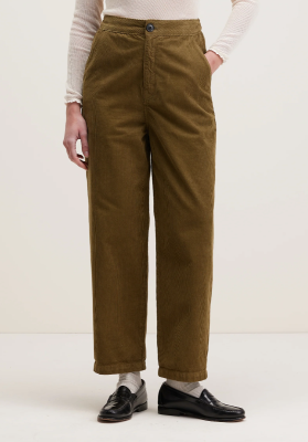 Bellerose PASOP Baby Cord Trouser - Military