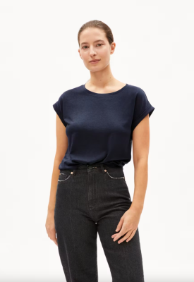 Armed Angels JILAANA Loose Fit T-Shirt TENCEL™ Lyocell - Night Sky