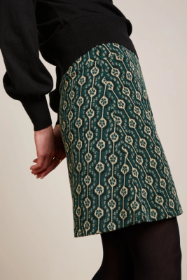 King Louie Border Skirt Carnaby - Urban Green