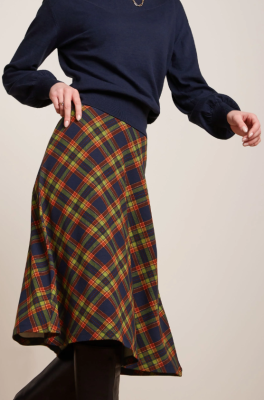 King Louie Juno Skirt Bennet - Evening Blue