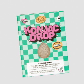 Radish Gang Konjac Drop Pure: Facial Cleansing Sponge 