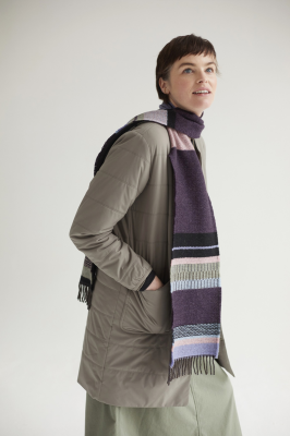 Wallace#Sewell Strathay Scarf - Elderberry