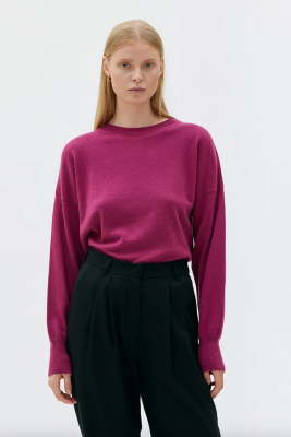 MASKA Ior Cashmere Wool Sweater - Magenta 