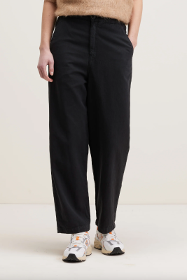 Bellerose PASOP Cotton Trousers - Off Black