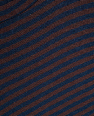 YMC Women's - High Rain Stripe Top Brown