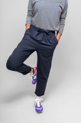 Kitchener Items - Pantaloni Chino Campiglio Blue Scuro